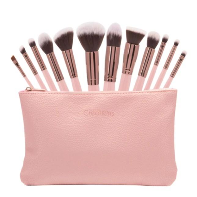Beauty Creations Makeup Brush Set ROYAL ROSE with case