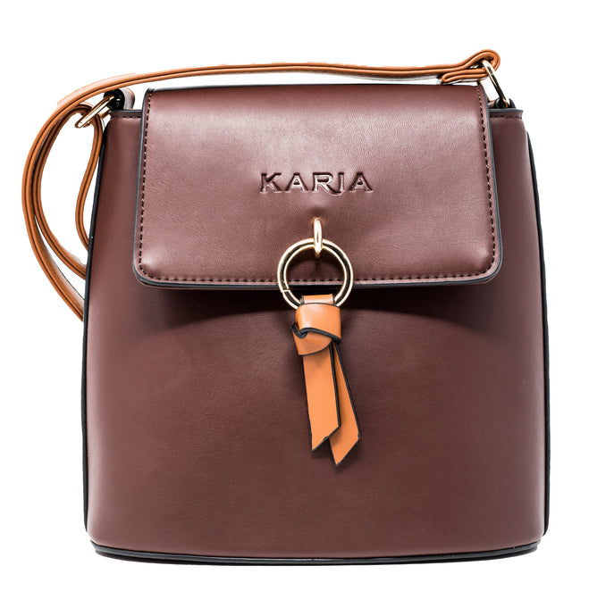 Karia Crossbody Purse HICKORY